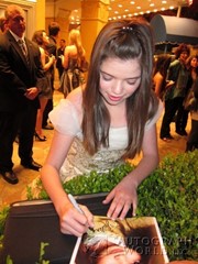 signing photo