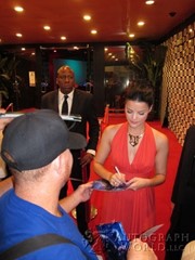 signing photo