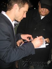 signing photo