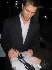 signing photo