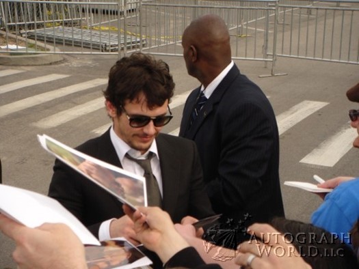 James Franco autograph