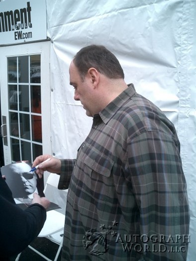James Gandolfini autograph