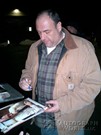 James Gandolfini signing proof