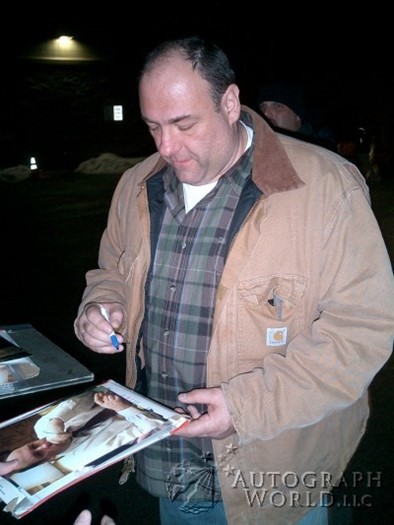 James Gandolfini autograph