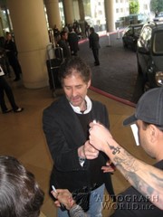 signing photo