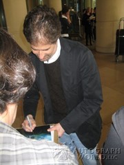 signing photo