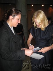 signing photo