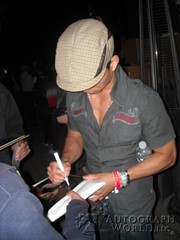 signing photo