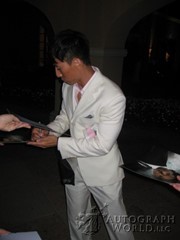 signing photo