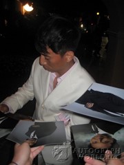 signing photo