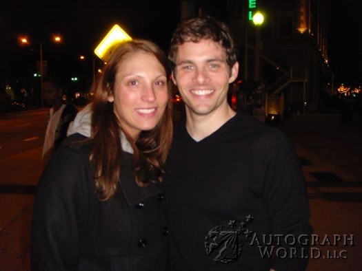 James Marsden autograph