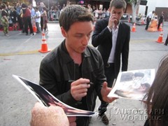 signing photo