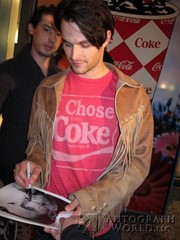 signing photo