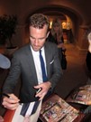 James Van Der Beek signing proof