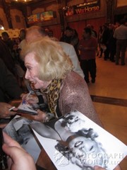 signing photo