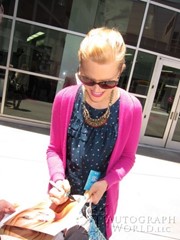 signing photo