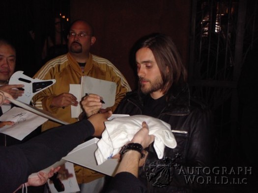 Jared Leto autograph