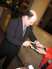 signing photo