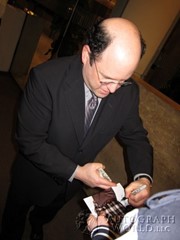 signing photo