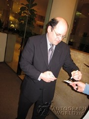 signing photo