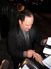 signing photo