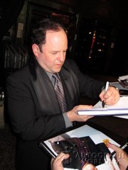 signing photo