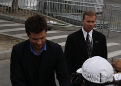 signing photo