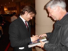 signing photo