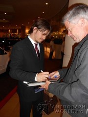 signing photo