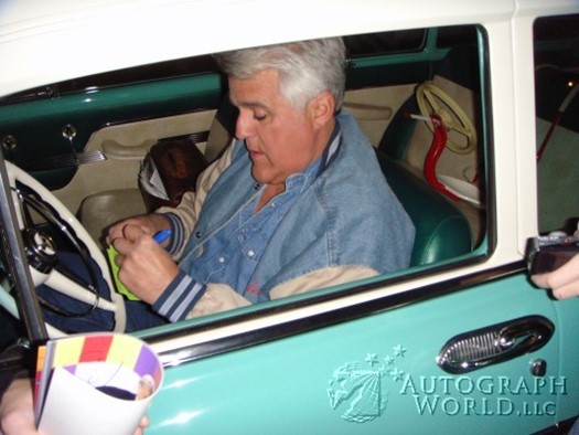 Jay Leno autograph