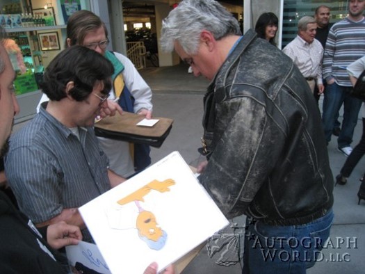 Jay Leno autograph