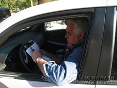 signing photo