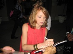 signing photo