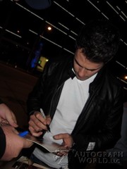 signing photo