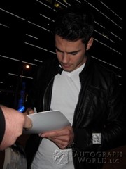 signing photo