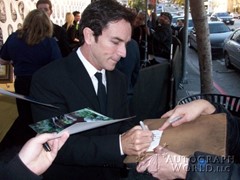 signing photo