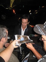 signing photo