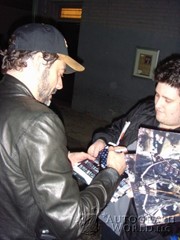 signing photo