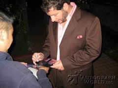 signing photo