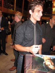 signing photo
