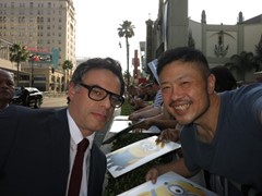 signing photo