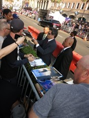 signing photo