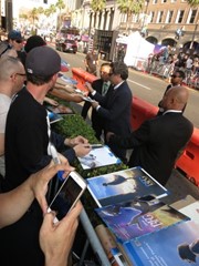 signing photo