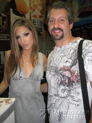 signing photo