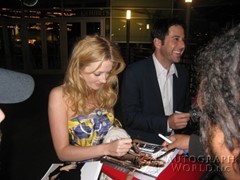 signing photo