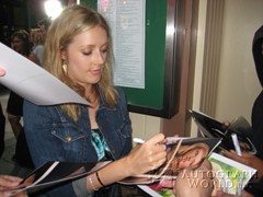 signing photo