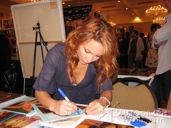 signing photo