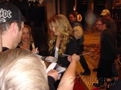 signing photo