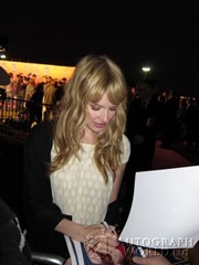 signing photo