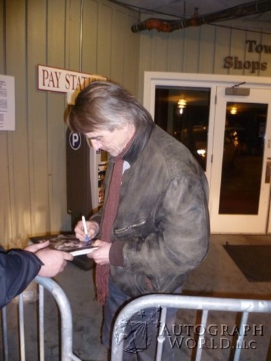 Jeremy Irons autograph